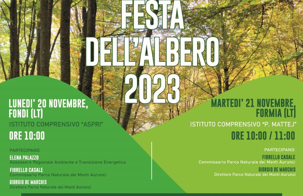 Parco dei Monti Aurunci, presentato il nuovo Commissario dell’Ente e la Festa dell’Albero 2023
