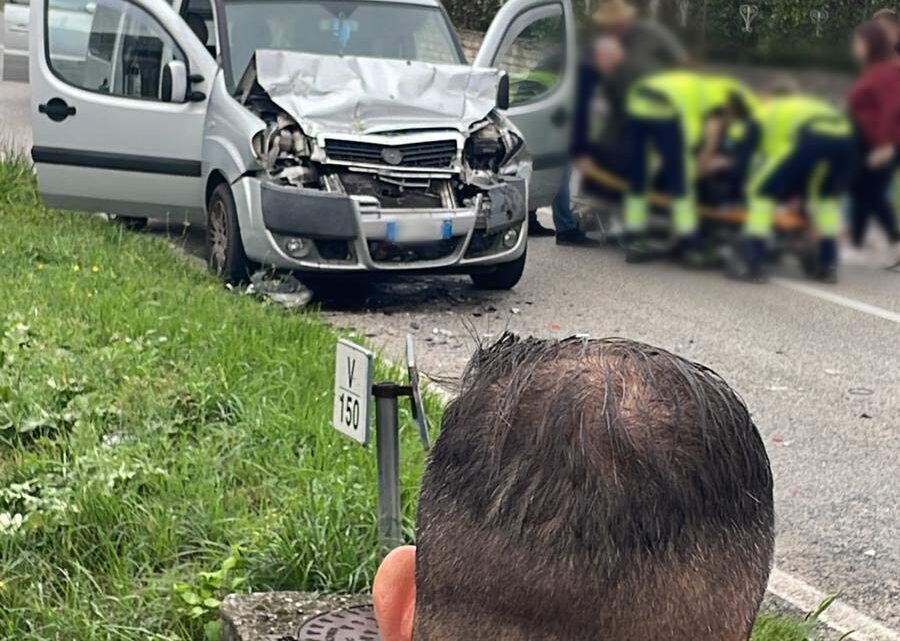 San Pietro Infine – San Vittore – Incidente stradale sulla Casilina tra auto e tir