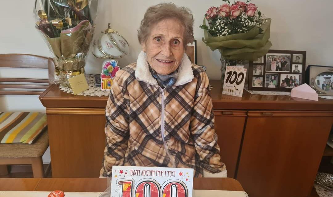 Dal frusinate a Udine, auguri a zia Palmira per i suoi 100 anni
