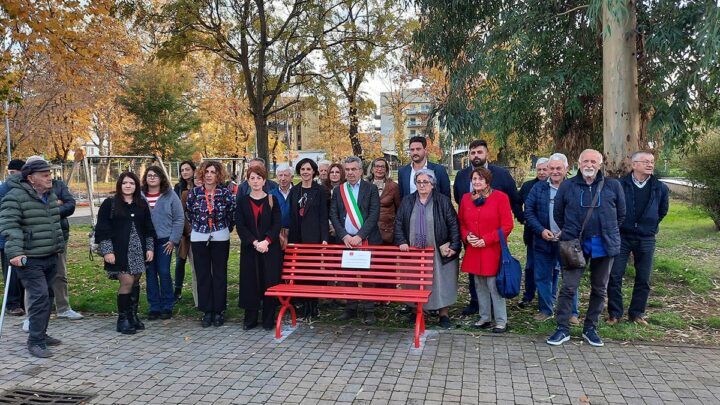 Cassino – Inaugurata “Una panchina per non dimenticare”