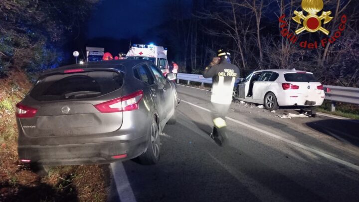 Incidente stradale a Colli a Volturno, tre feriti