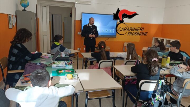 Educazione alla legalità: i Carabinieri incontrano gli alunni della scuola primaria di Collepardo
