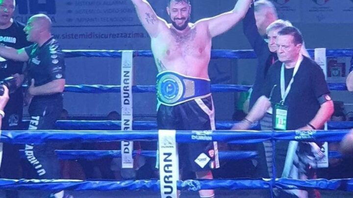 Gianmarco Cardillo, a Ferrara, si conferma Campione italiano dei pesi massimi