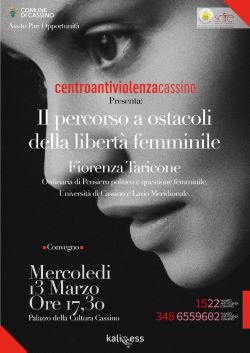 Questione femminile e importanza dei Centri antiviolenza nel convegno “Il percorso ad ostacoli della libertà femminile”