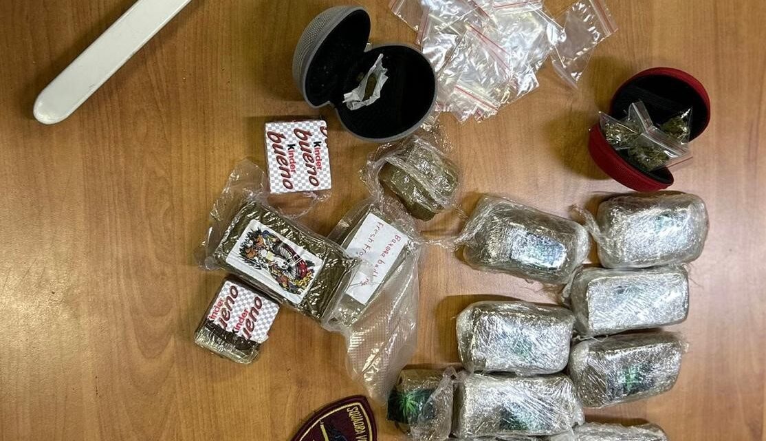 Droga nel carrello della spesa, a Frosinone sequestrati un chilo e 300 grammi tra hashish e marijuana