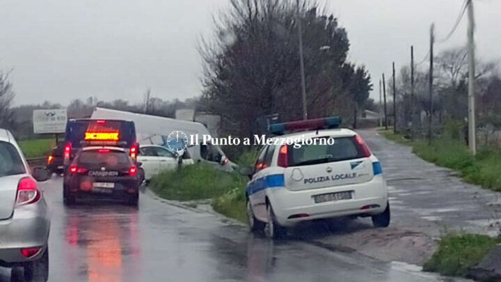 Incidente stradale tra tre veicoli a San Vittore del Lazio