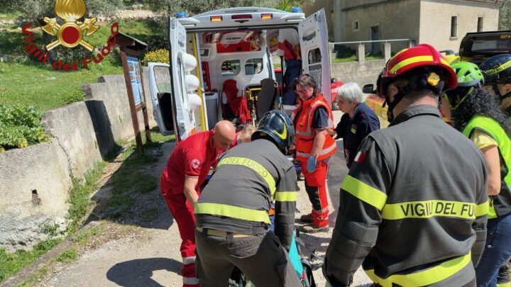 Venafro – Malore per un 70enne al Parco degli Ulivi, soccorso da Vigili del Fuoco, Cnsas e 118