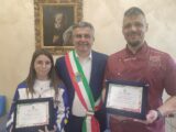 Salera omaggia due giovani eccellenze cassinati Asia Maria Di Mascio e a Davide Di Giorgio