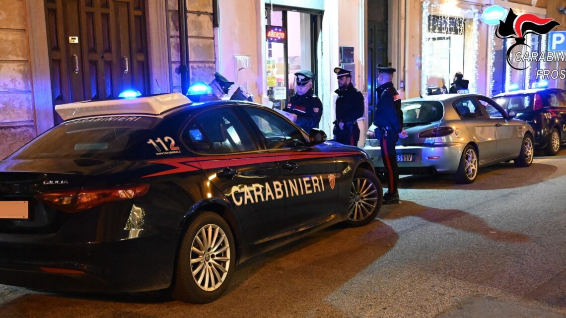 Sora; controlli a tappeto del territorio dei carabinieri nel weekend nei luoghi  della movida e dei locali