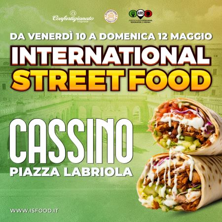 Torna la 44a tappa de “International Street Food” da venerdì a domenica in piazza Labriola