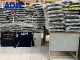 Bancali di droga tra frutta e verdura a Civitavecchia, sequestrati 340 chili tra hashish e marijuana