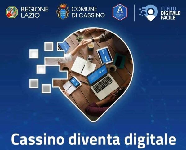 Cassino, quattro punti di “Facilitazione digitale”. Domani l’inaugurazione della postazione nel Comune