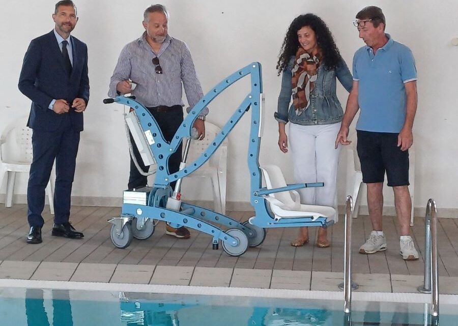 Roccasecca, un sollevatore elettrico consentirà a tutti di utilizzare la piscina Roccasecca, un sollevatore elettrico consentirà a tutti di utilizzare la piscina