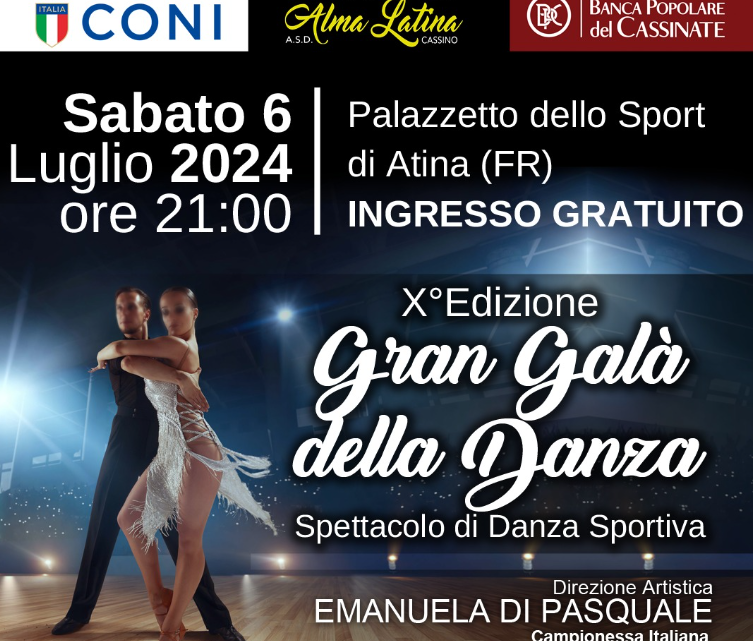 Ad Atina i professionisti della danza, spettacolo organizzato dalla scuola “Alma Latina” di Cassino Ad Atina i professionisti della danza, spettacolo organizzato dalla scuola “Alma Latina” di Cassino