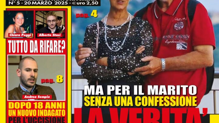 Domani in edicola torna Cronaca Vera, adesso si chiama Crimen