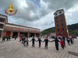 Gli alunni della scuola primaria di Pietracatella in vista al Comando Provinciale dei Vigili del Fuoco di Isernia