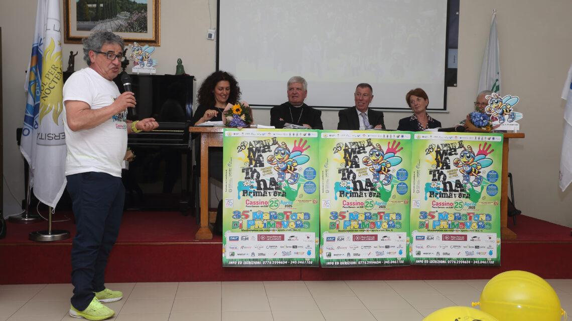 Cassino si prepara a fiorire di pace, presentata la 35esima Maratona di Primavera Cassino si prepara a fiorire di pace, presentata la 35esima Maratona di Primavera
