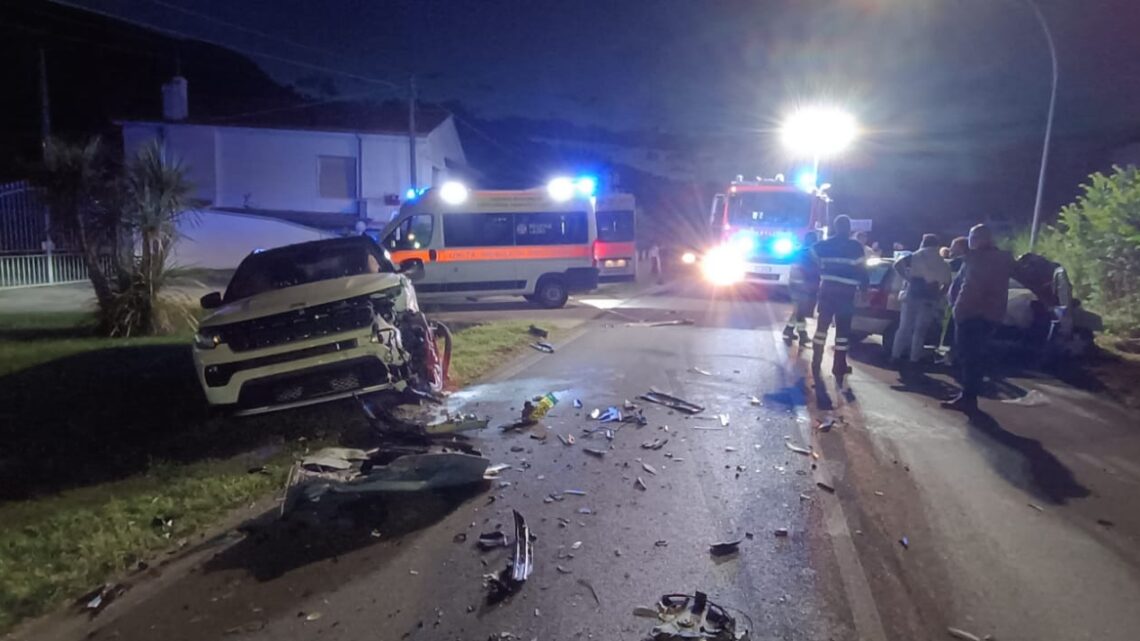 Incidente stradale sulla Casilina a Cervaro, tre feriti