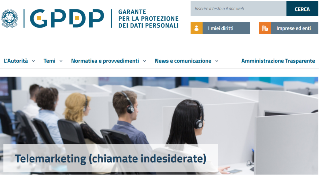 Telemarketing aggressivo, Garante privacy sanziona per 3milioni Acea Energia e 850mila euro agenzie e società coinvolte Telemarketing aggressivo, Garante privacy sanziona per 3milioni Acea Energia e 850mila euro agenzie e società coinvolte