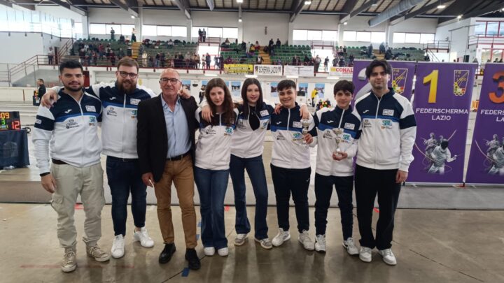 Sport scherma: Il CUS Cassino ai Campionati Italiani di categorie continuano i successi