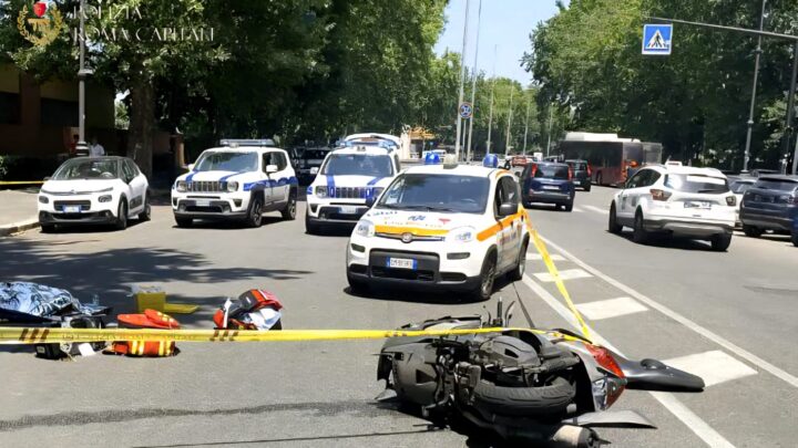 Incidente stradale mortale su Lungotevere Flaminio, muore ragazza di 22 anni che viaggiava su scooter