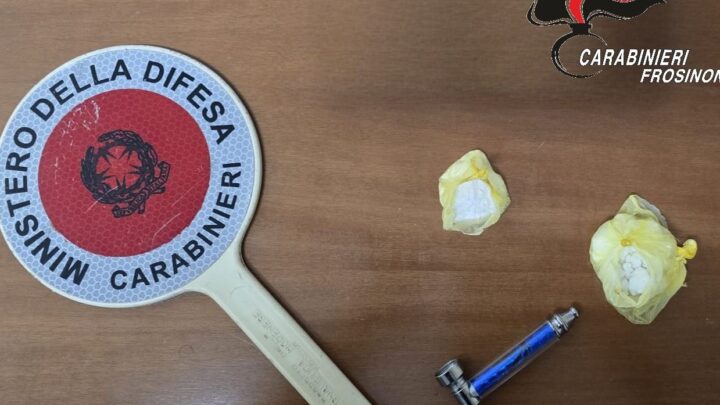 Aquino – 29enne arrestato con crack e cocaina, ai domiciliari per spaccio