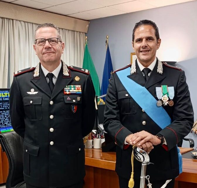 Dal Nas di Latina il nuovo comandante carabinieri di Pontecorvo, arriva il maggiore Felice Egidio
