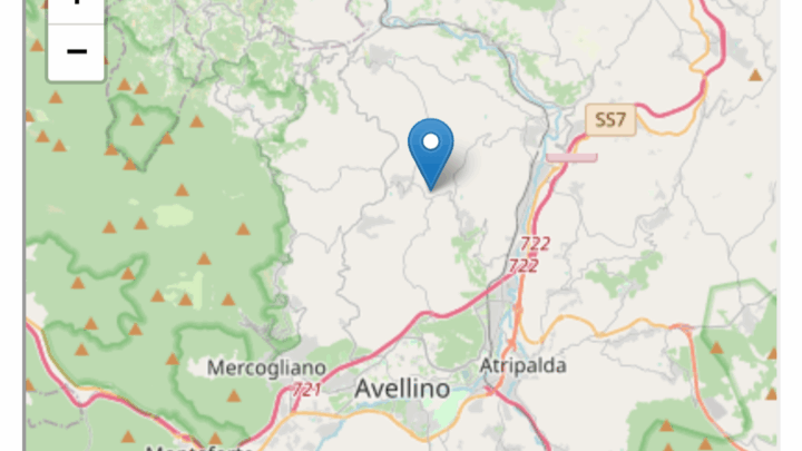 Forte scossa di terremoto in Irpinia, magnitudo 4.0: paura nell’avellinese, avvertita fino a Napoli e Caserta