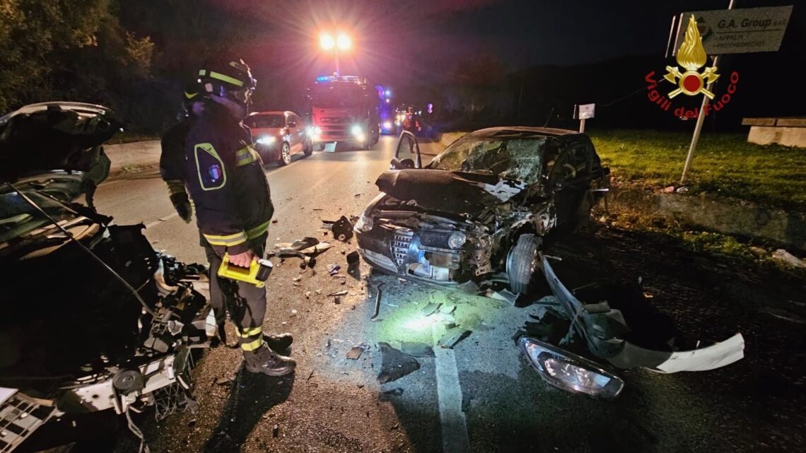 Incidente tra quattro auto sulla venafrana,