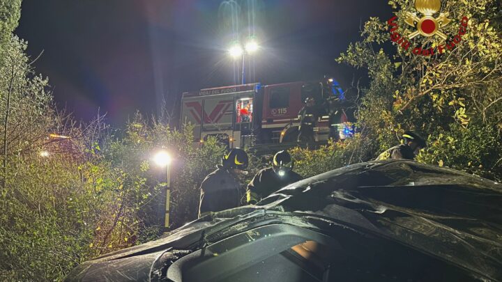 Sbanda ed esce fuori strada con l’auto, paura a Montaquila