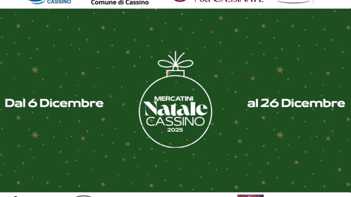 Natale a Cassino, mercatino e spettacoli per rendere la città attrattiva e inclusiva