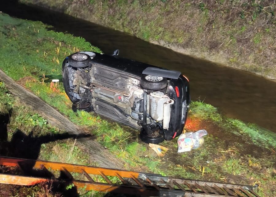 Il salto di Natale nel canalone, incidente stradale a Cassino