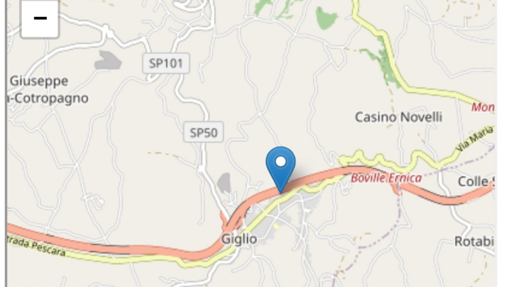 Terremoto di magnitudo 3.3 a Veroli, scossa avvertita in Ciociaria