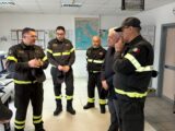Isernia: Visita istituzionale del nuovo Questore Luigi Peluso al Comando Provinciale dei Vigili del Fuoco