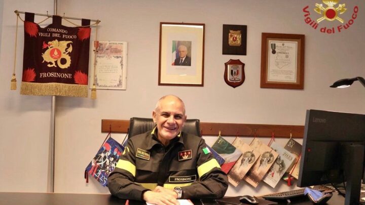 Vigili del Fuoco di Frosinone, Pietro Giovanni Muscinesi é il nuovo Comandante