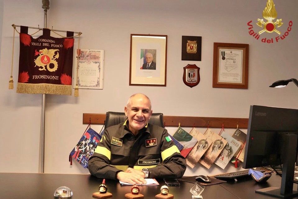 Vigili del Fuoco di Frosinone, Pietro Giovanni Muscinesi é il nuovo Comandante