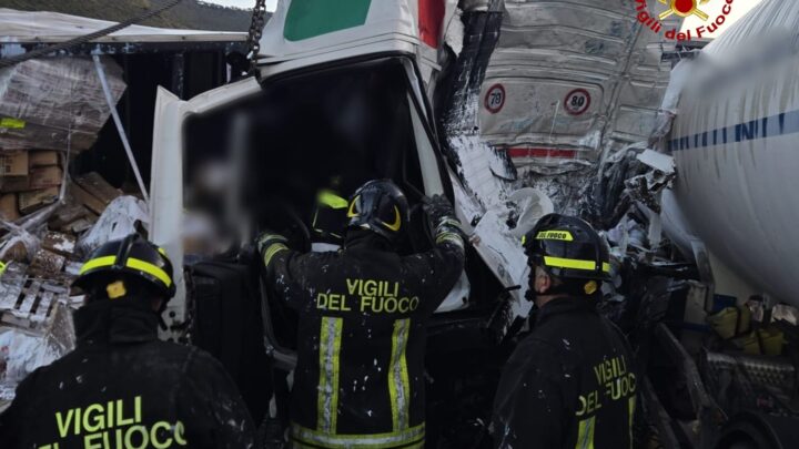 Scontro tra tir sulla Monti Lepini, muore autista a Priverno
