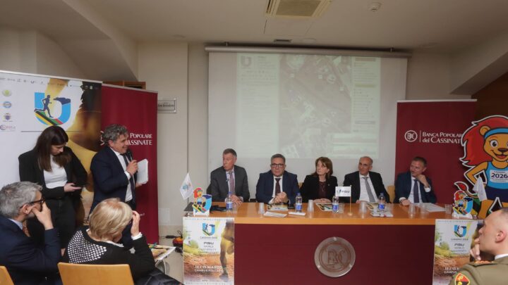 Cassino pronta ad accogliere i Campionati Mondiali Universitari di Cross: presentato il grande evento internazionale