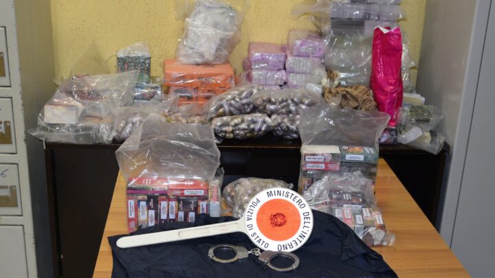 Sequestrati ad Aprilia 60 chili di hashish, arresta coppia di 50enni