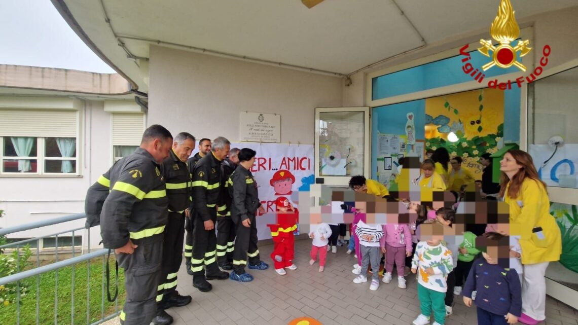 I Vigili del Fuoco al Nido dei Sogni per la Giornata Mondiale della Terra