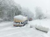 Agnone, autocisterna bloccata dalla neve a Staffoli, intervengono i Vigili del Fuoco