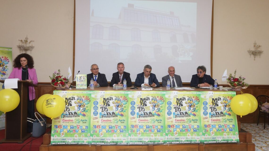 Cassino, presentata la 36ª “Maratona di Primavera”: emozione, memoria e partecipazione
