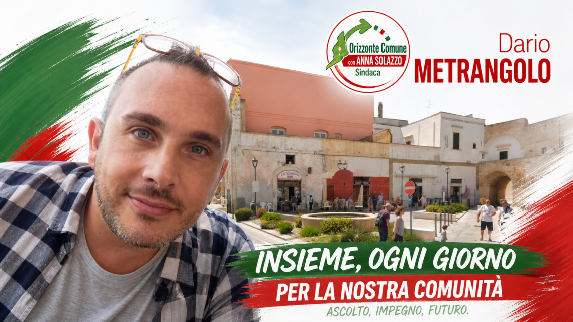 Dario Metrangolo, la scuola e il paese