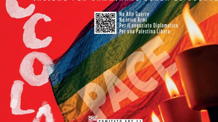 Cassino, venerdì 26 giugno Fiaccolata per la Pace: una marcia contro le guerre con l’attivista palestinese Muther Amira