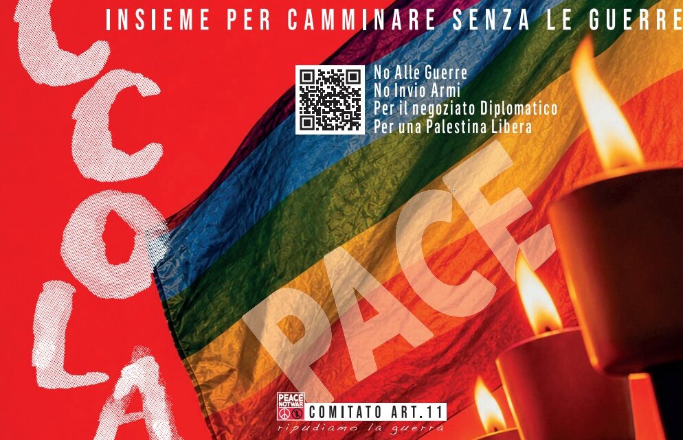 Cassino, venerdì 26 giugno Fiaccolata per la Pace: una marcia contro le guerre con l’attivista palestinese Muther Amira