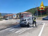 Incendio autovettura a Pettoranello del Molise