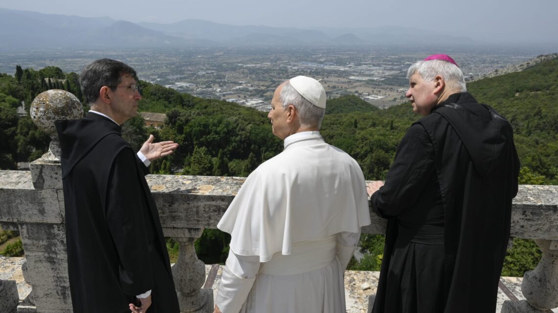 Papa Leone XIV in visita privata all’Abbazia di Montecassino: una giornata di fraternità