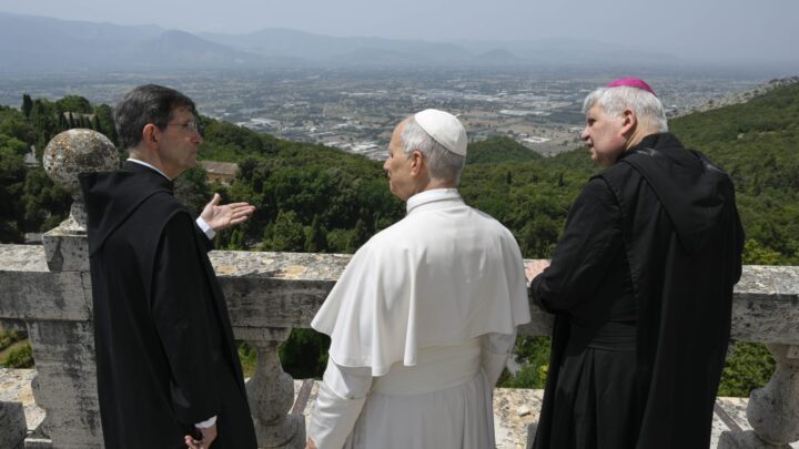 Papa Leone XIV in visita privata all’Abbazia di Montecassino: una giornata di fraternità