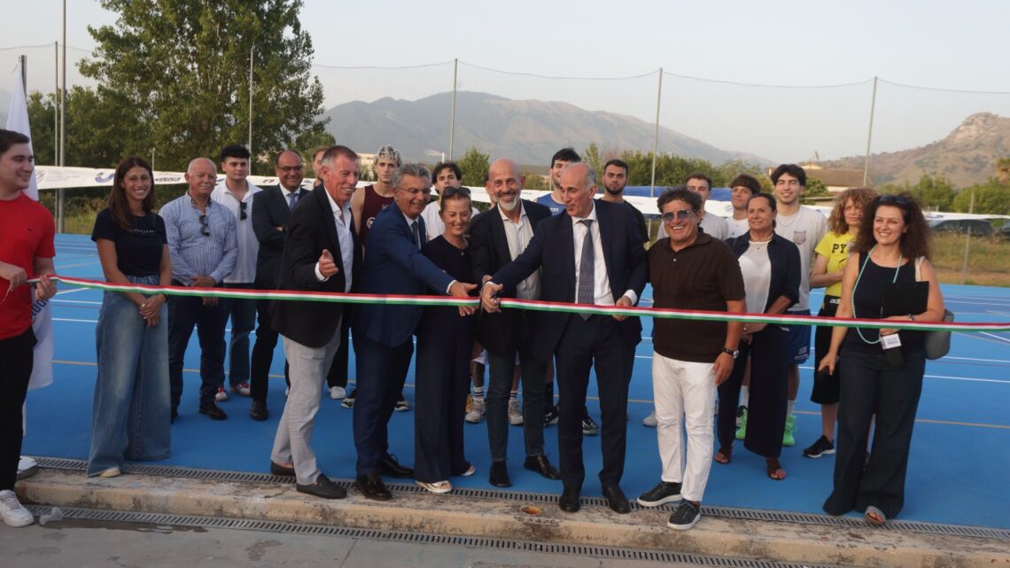 CUS Cassino, inaugurato il nuovo Campo Polivalente alla Folcara: subito al via i lavori per il campo in terra battuta