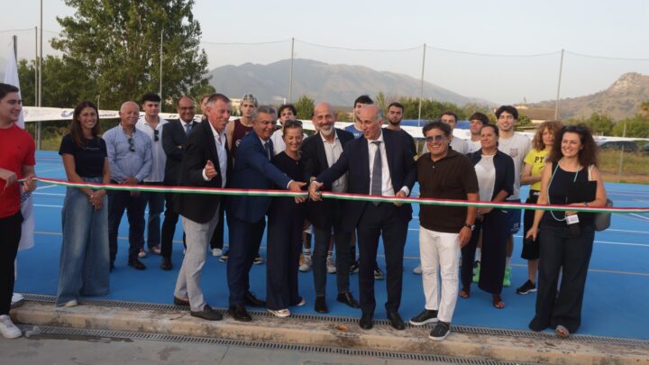 CUS Cassino, inaugurato il nuovo Campo Polivalente alla Folcara: subito al via i lavori per il campo in terra battuta